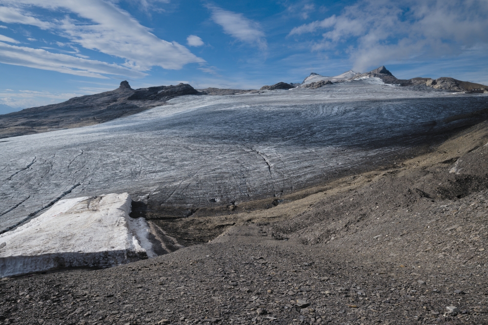 The Tsanfleuron glacier